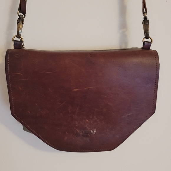 R.Riveter Shoulder Purse Canvas Leather - Picture 2 of 16